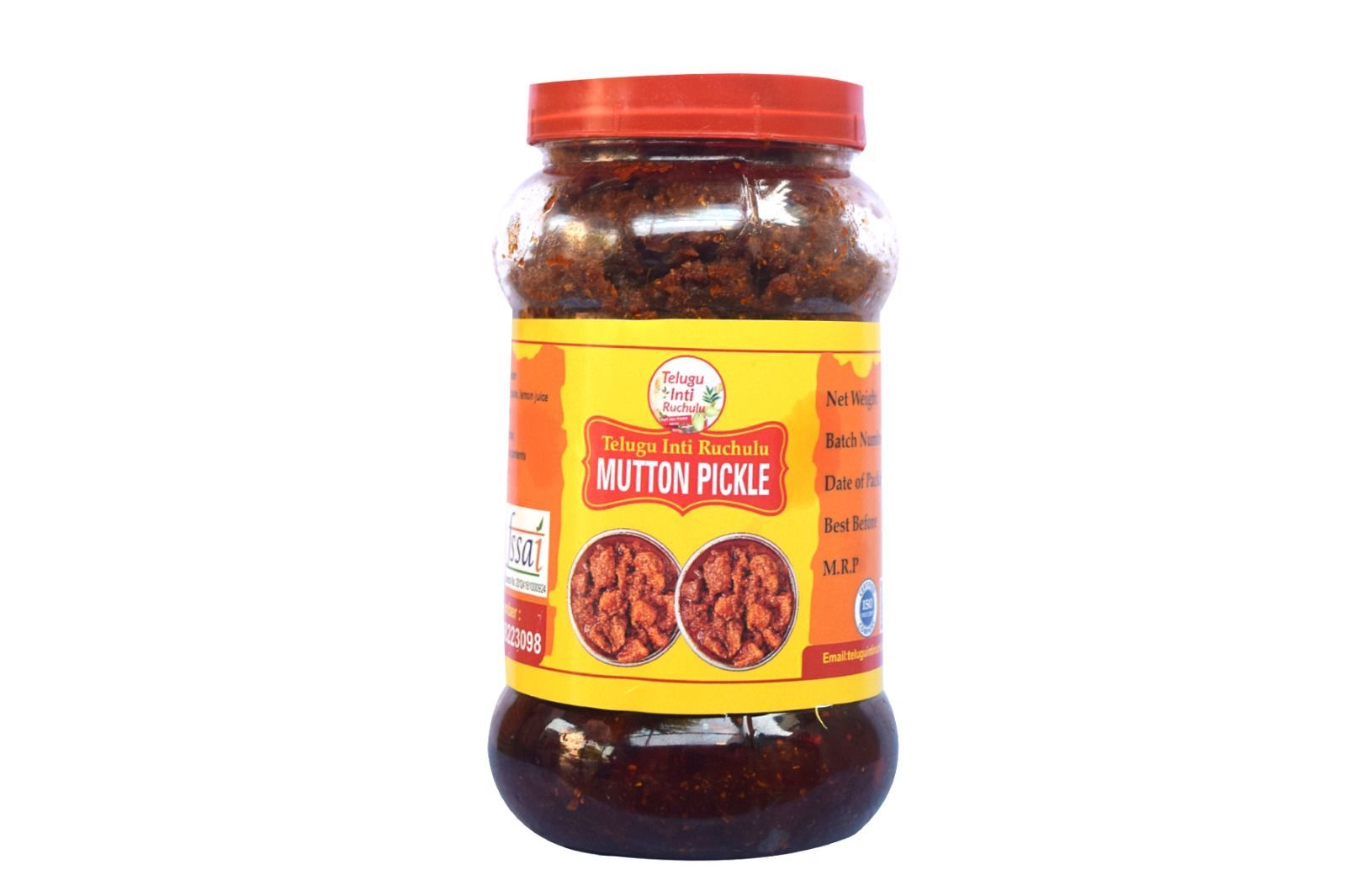 Telugu Inti Ruchulu Mutton Pickle