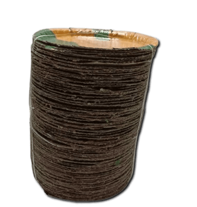 100 Pieces Disposable Areca Leaf Plates | Eco-Friendly and Biodegradable Dinnerware | 6 Inches