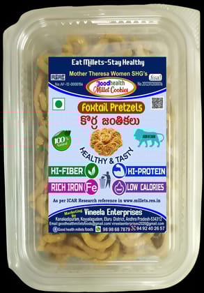 Goodhealth Millet Cookies - Foxtail Pretzels