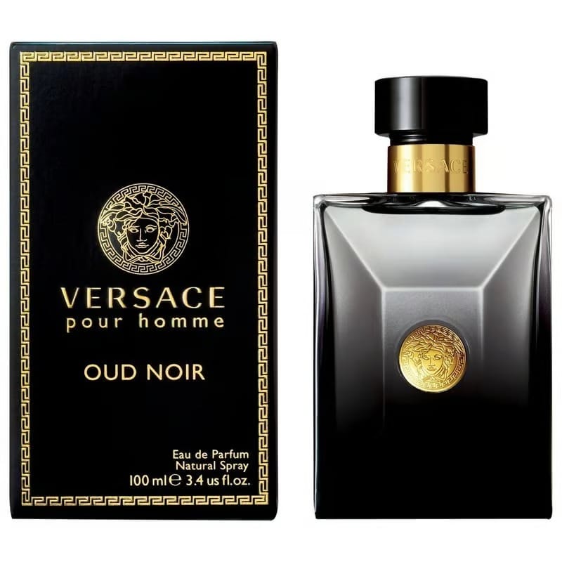 Versace Oud Noir Eau De Parfum for Men – 100ml | Luxury Long-Lasting Fragrance