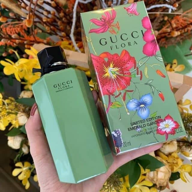 Gucci Flora Emerald Gardenia Eau de Toilette for Women 100ml Floral Fresh Elegance