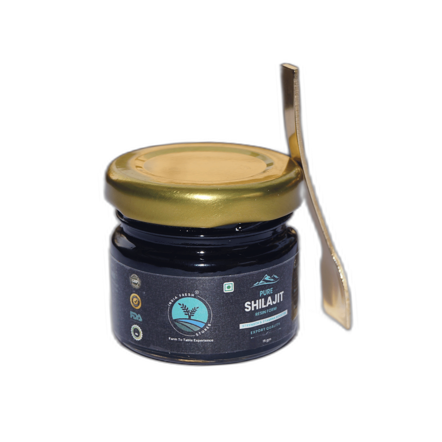  Pure Shilajit Resin Form - Strength & Stamina Booster, 15gm