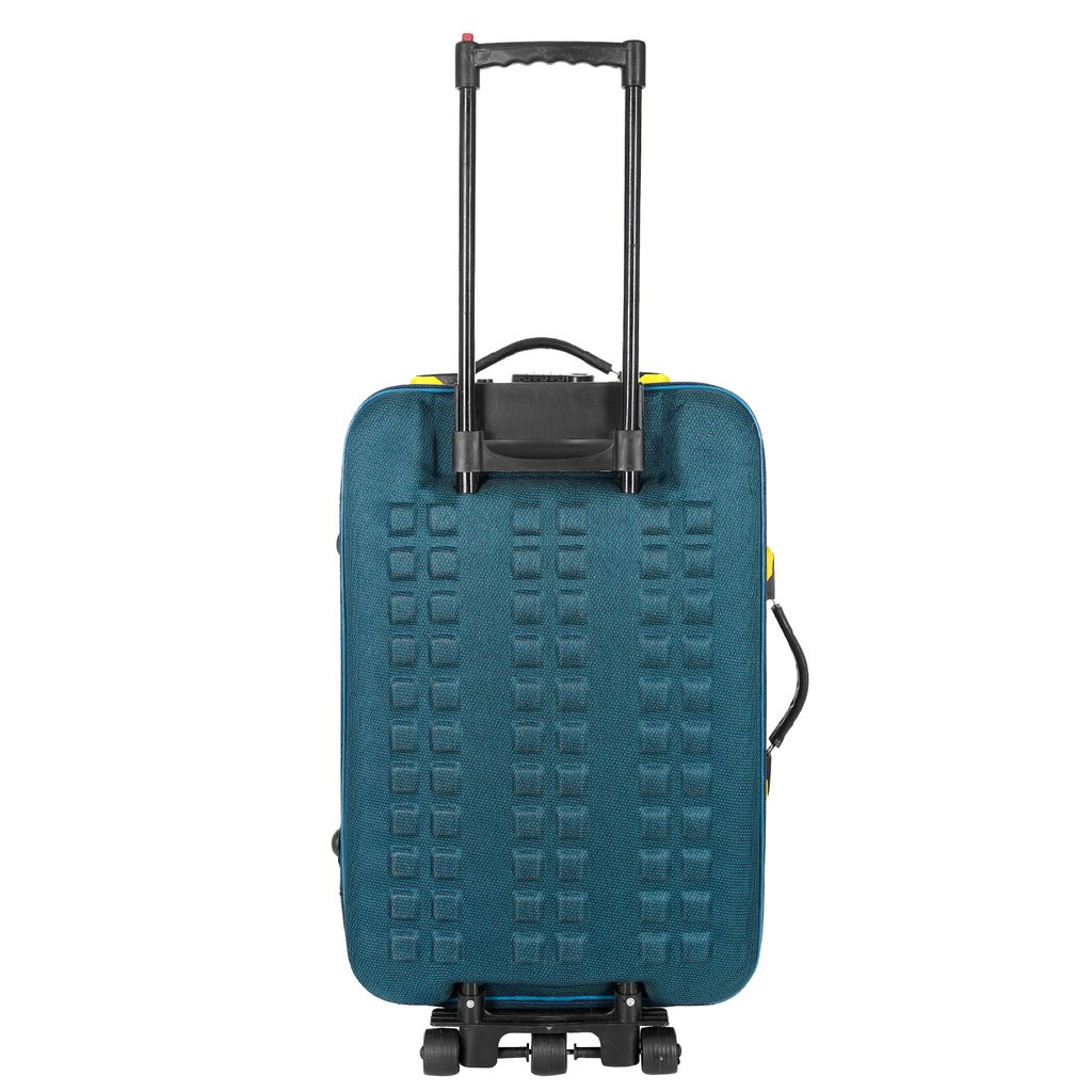 Carry-On Luggage, Lightweight and Durable Suitcase with Spinner Wheels, Teal 22
