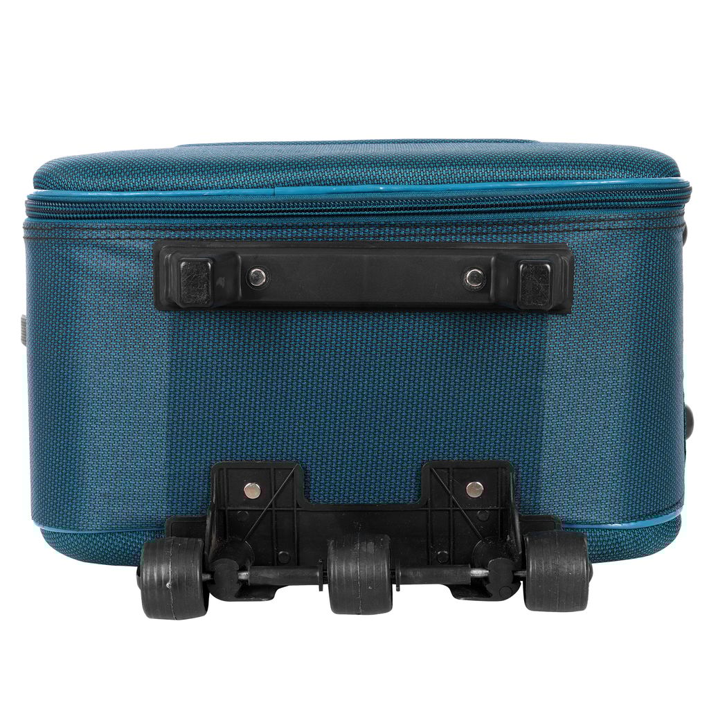 Carry-On Luggage, Lightweight and Durable Suitcase with Spinner Wheels, Teal 22