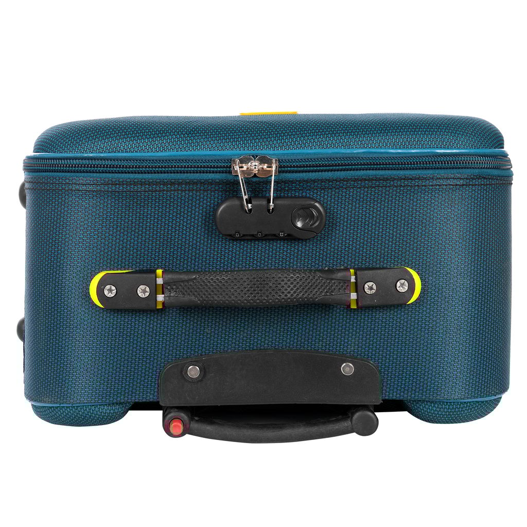 Carry-On Luggage, Lightweight and Durable Suitcase with Spinner Wheels, Teal 22