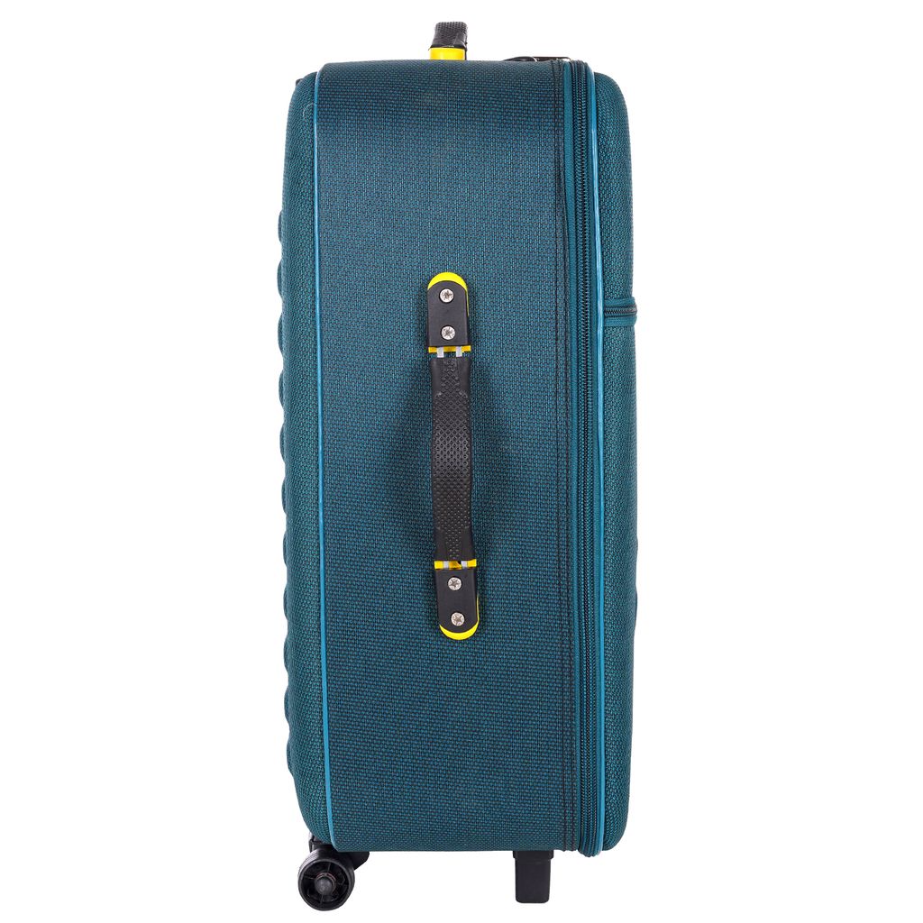 Carry-On Luggage, Lightweight and Durable Suitcase with Spinner Wheels, Teal 22