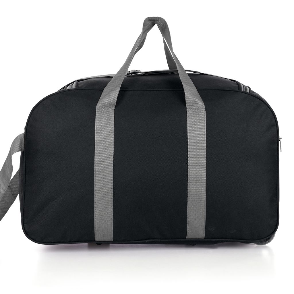 Black and Green Camouflage Wheeled Carry-On Luggage Bag