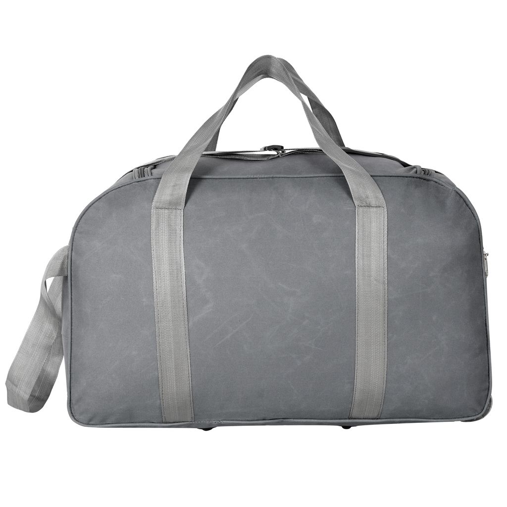 Letstravel Large Capacity Waterproof Travel Duffel Bag with Shoe Compartment, Weekender Overnight Bag, Gym Sports Bag for Men and Women, Grey