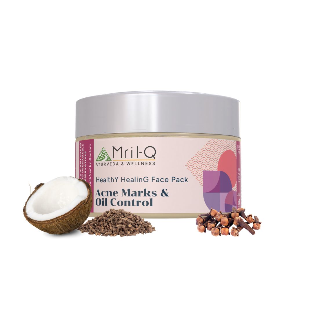 MrilQ Healthy Healing Pack | Acne, Marks, Pigmentation & Oil Control | Sensitive, Oily & Combination Skin