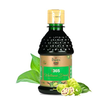 The Dave's Noni - 250ML Noni Juice,365 Wellness Drink - Antioxidants, Boosts Energy, Diabetes Care, Sugar-Free Detox Juice, and Energy Drink for Immunity