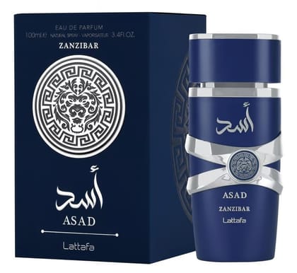 Lattafa Asad Zanzibar Long Lasting Unisex Eau De Parfum 100ml Men Scent Perfume
