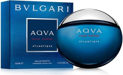 Bvlgari Aqva Atlantique Eau De Toilette 100ml Fresh & Aquatic Fragrance for Men Perfume