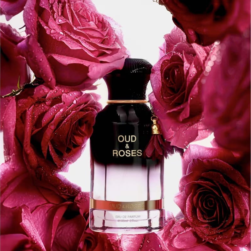 Oud & Roses by Ahmed Al Maghribi Eau De Parfum 60ml Floral Fragrance for Women Perfume