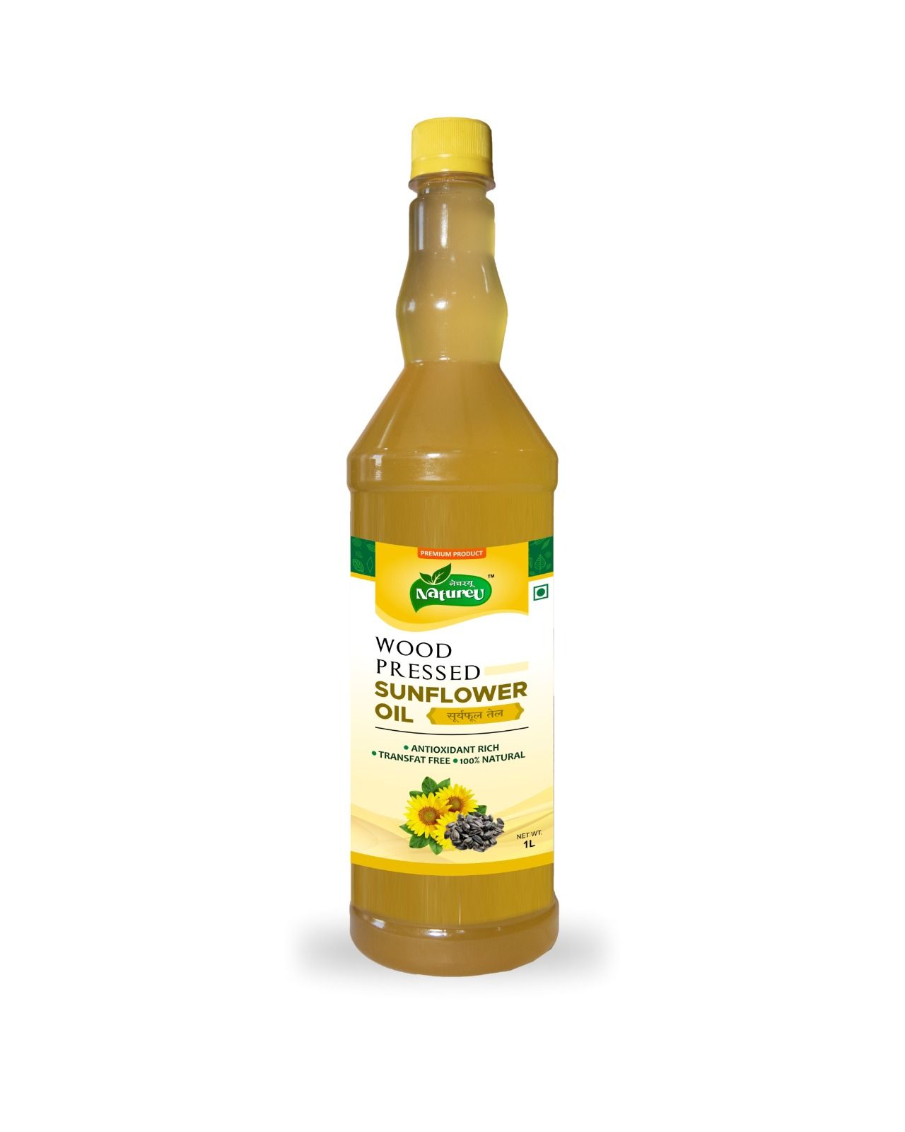 Natureu Wood Pressed Sunflower Oil - 1L