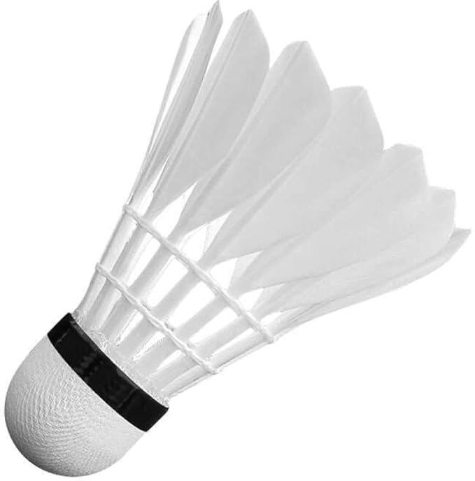 Professional Goose Feather Badminton Shuttlecocks - Pack of 2