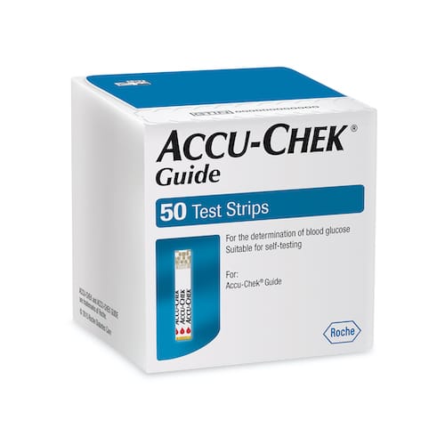 Accu-Chek Guide Blood Glucose Test Strips, 50 Count