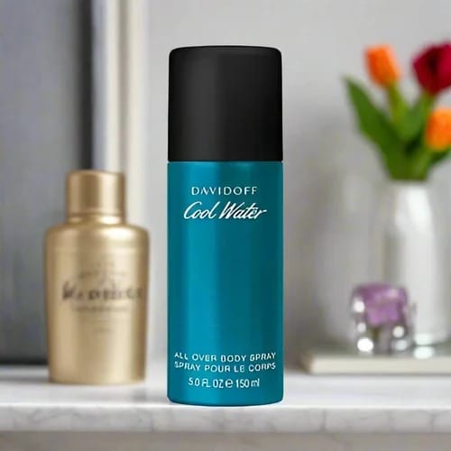 Davidoff Cool Water Deodorant Spray for Men 150ml Freshness & Long-Lasting Deo Perfume