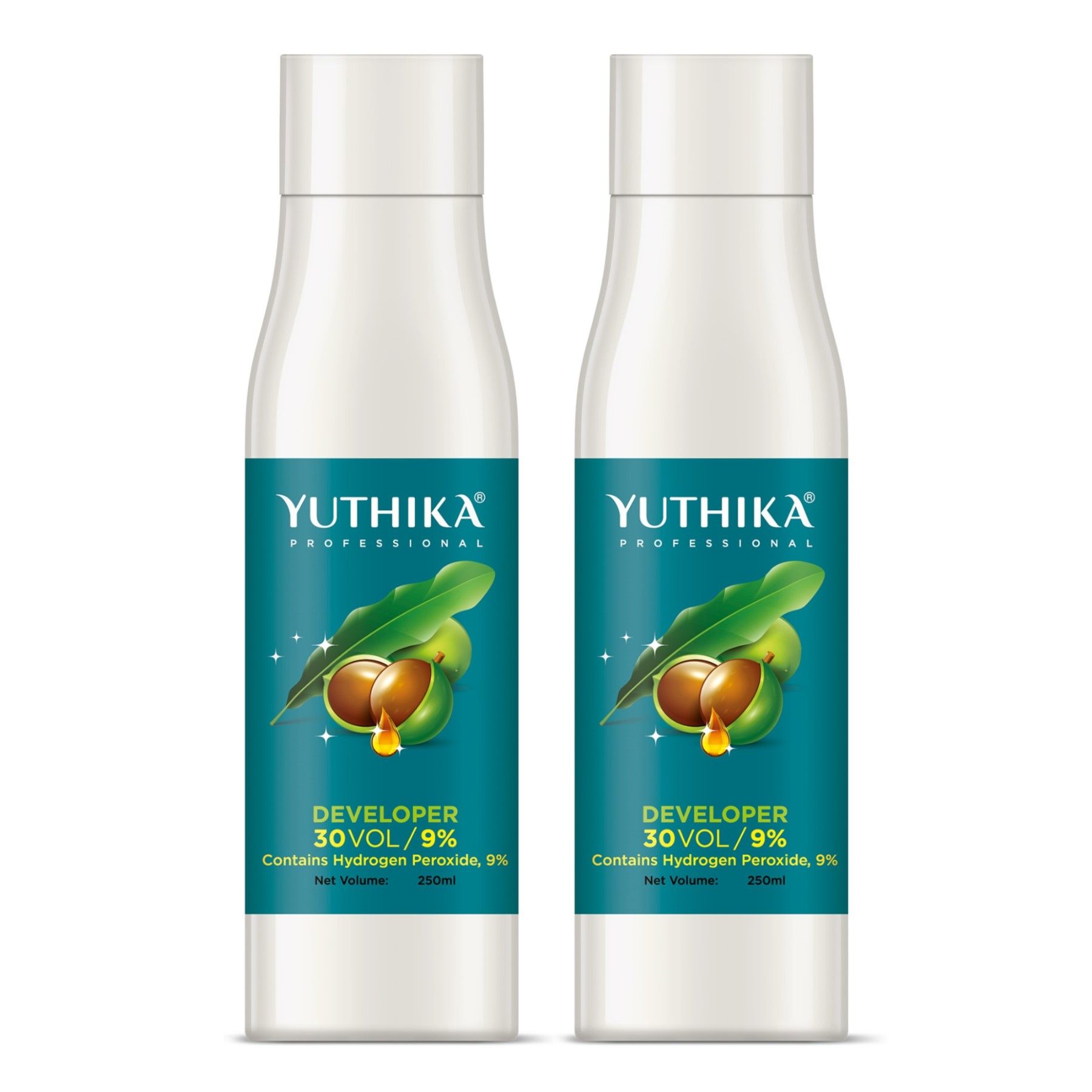 Yuthika Professional Developer for Hair Color 30 Volume (9%) 250ml - Pack of 2