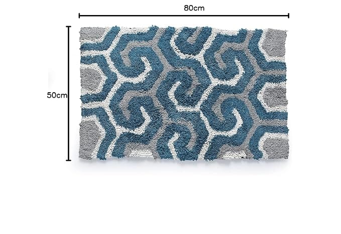 AAZEEM Cotton Door Mat, 20"x32" Premium Indoor Doormat for Home Entrance, Machine Washable Entryway Rug.