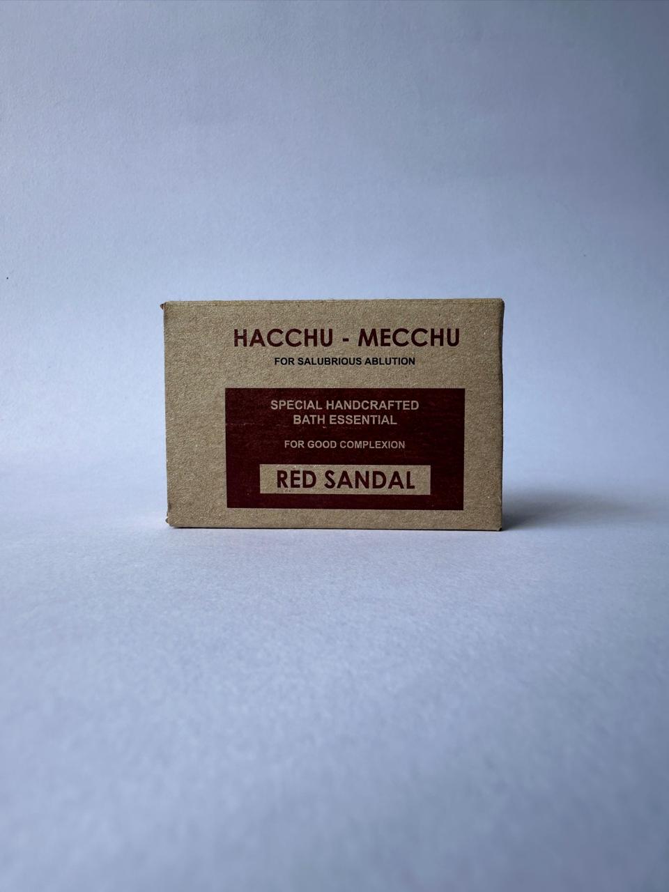  HACCHU - MECCHU Special Handcrafted Bath Essential for Good Complexion - Red Sandal