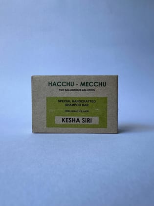HACCHU MECCHU Special Handcrafted Shampoo Bar for Healthy Hair - KESHA SIRI
