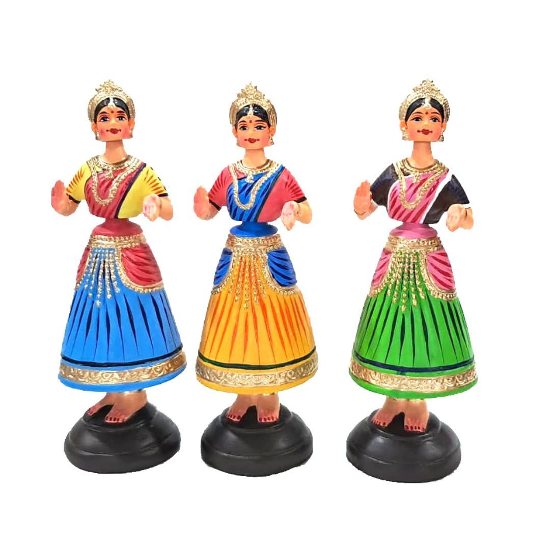 Lepakshi Handicrafts Kondapalli Dancing Doll Medium