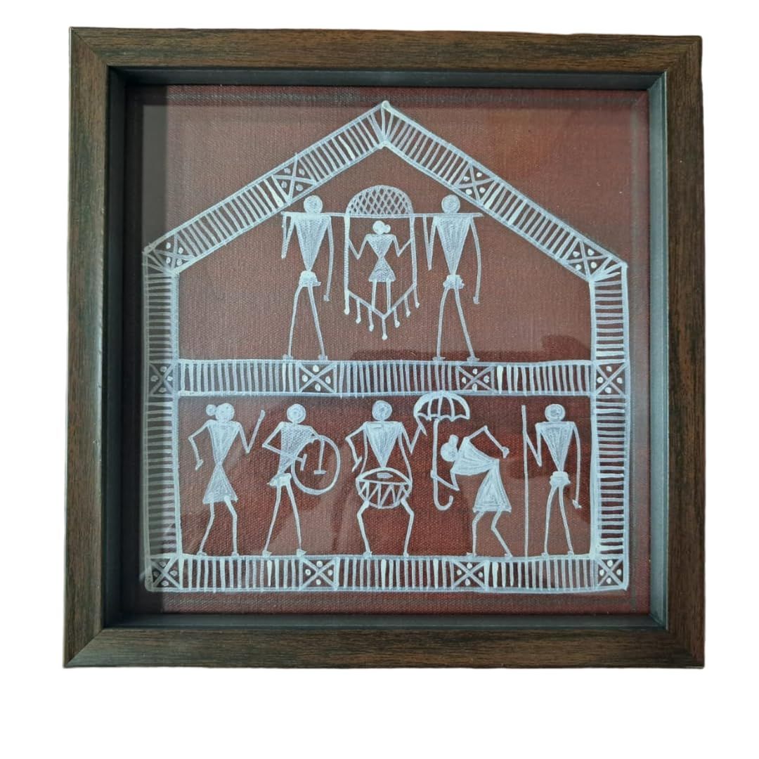 Lepakshi Handicrafts Home Decorative Aadivasi Savara Painting