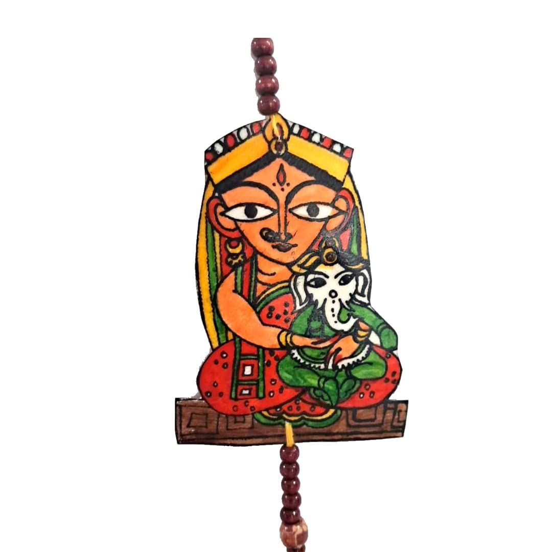 Lepakshi Handicrafts Leather Puppetry Door & Wall Hangings Gowri Ganesh