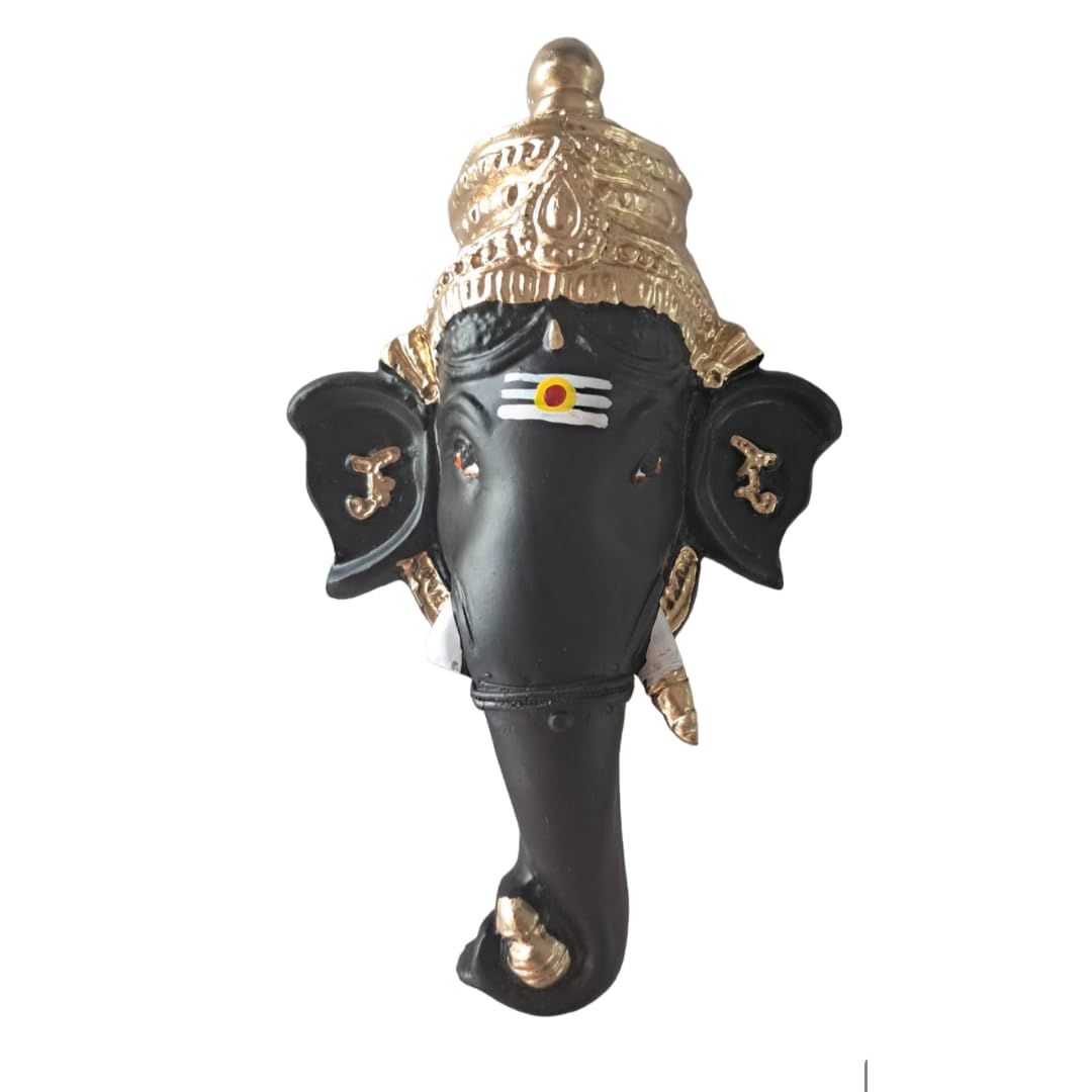 Lepakshi Handicrafts Clay Home Decorative Ganesh Head Hanging