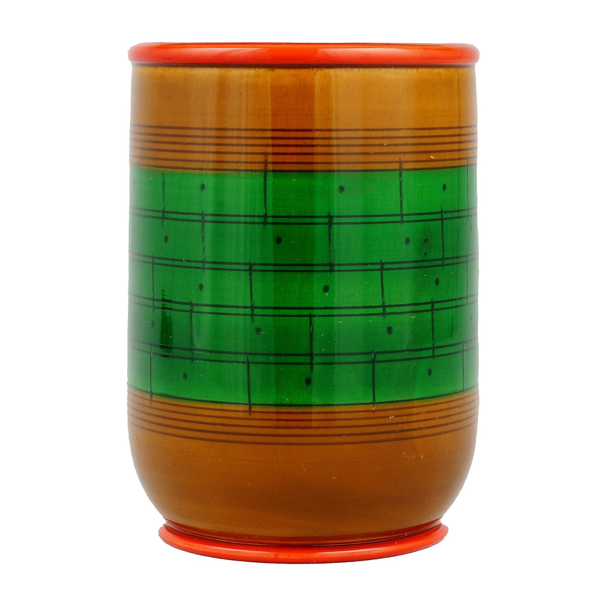 Lepakshi Handicrafts Wooden Etikoppaka Pen Holder