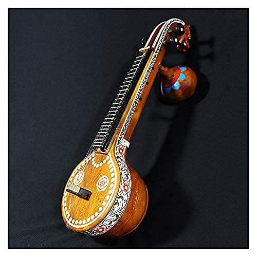 Lepakshi Handicrafts Jack Wood Bobbili Veena - 17 Inch Traditional Musical Instrument