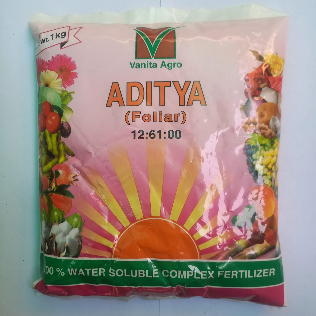 Buy 1 Kg Vanita Agro Aditya 12:61:00 Water Soluble Complex Fertilizer Online at Best Price in India