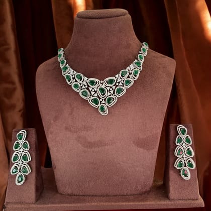 Jade Sparkle Set By Dia Art Jewels