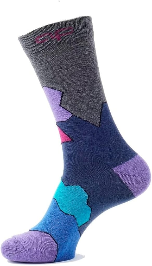 Fun Colorful Geometric Patterned Socks for Men