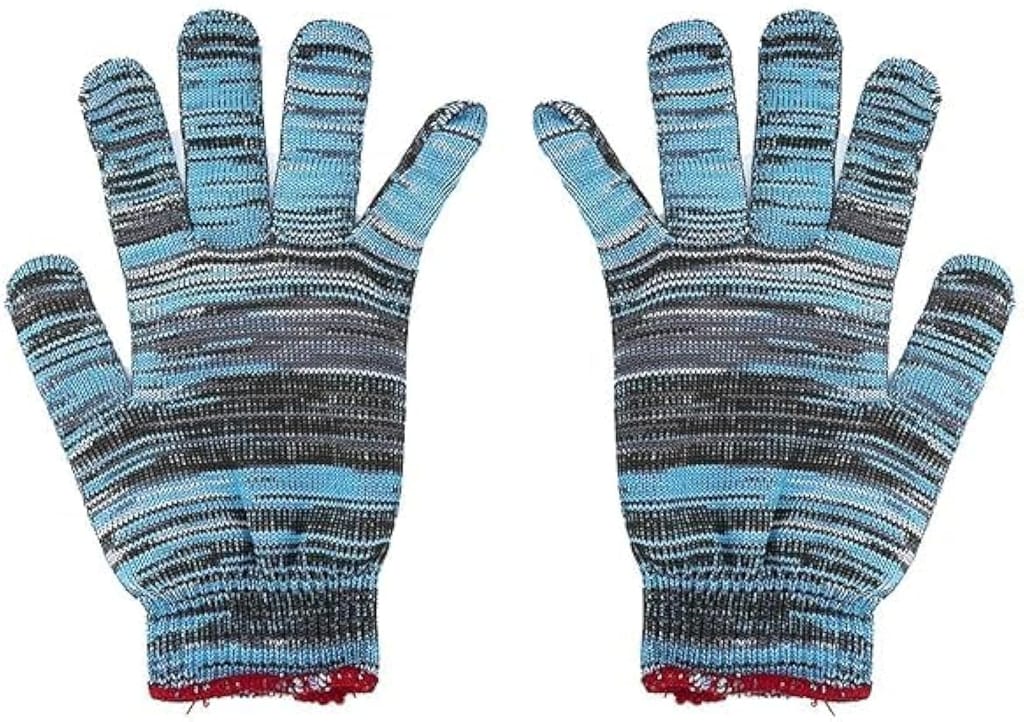 Unisex Winter Warm Knitted Gloves, Thermal Fleece Lined Touchscreen Texting Mittens for Men Women