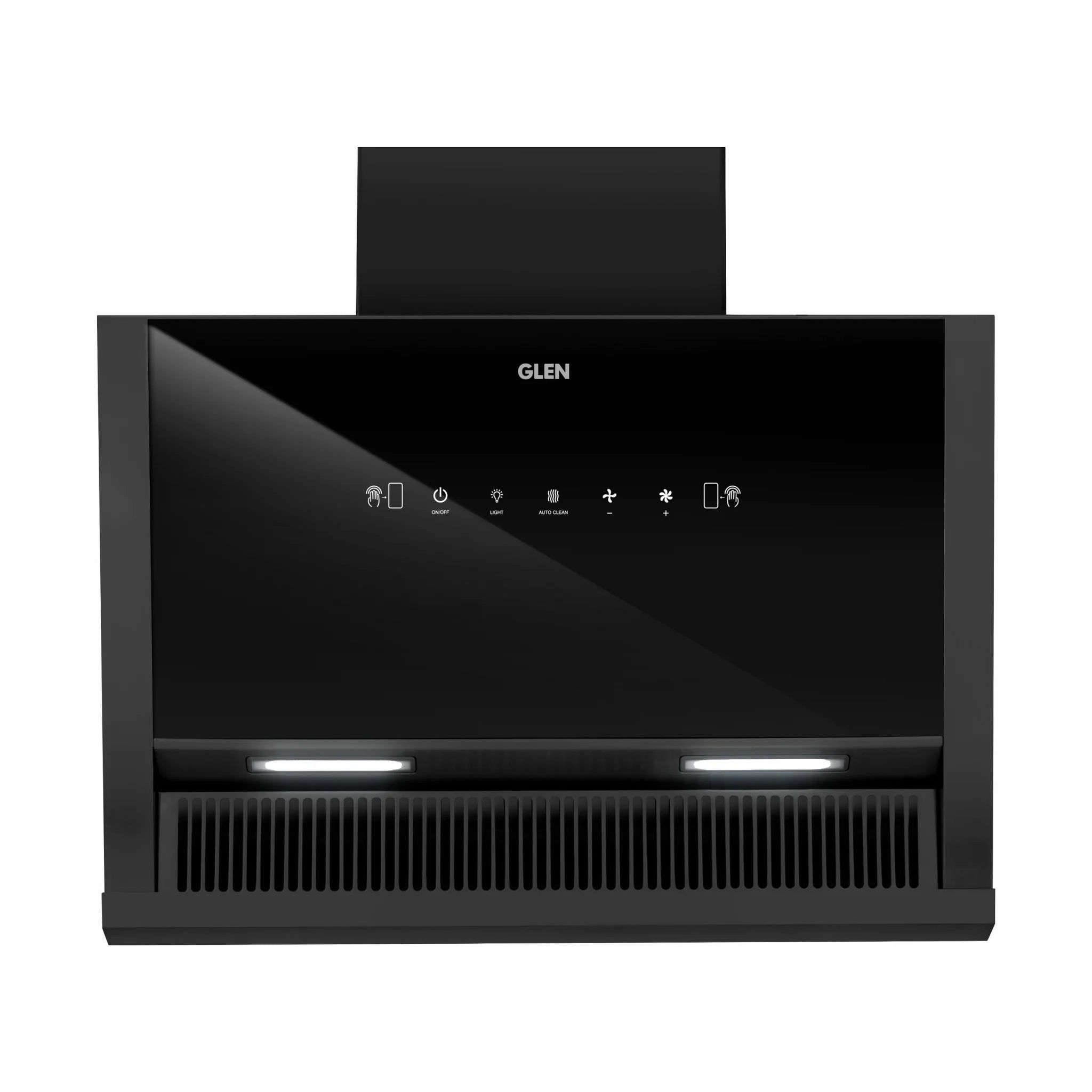 Auto Clean Glass Filterless Chimney with Motion Sensor 1200 m3/h 60/75/90cm (6072SXAC)