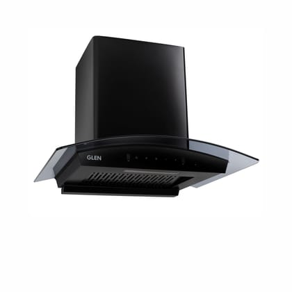 Auto Clean Curved Glass Filter less Kitchen Chimney with Motion Sensor 1200 m3/h (6059 BL Auto Clean 60/90cm)