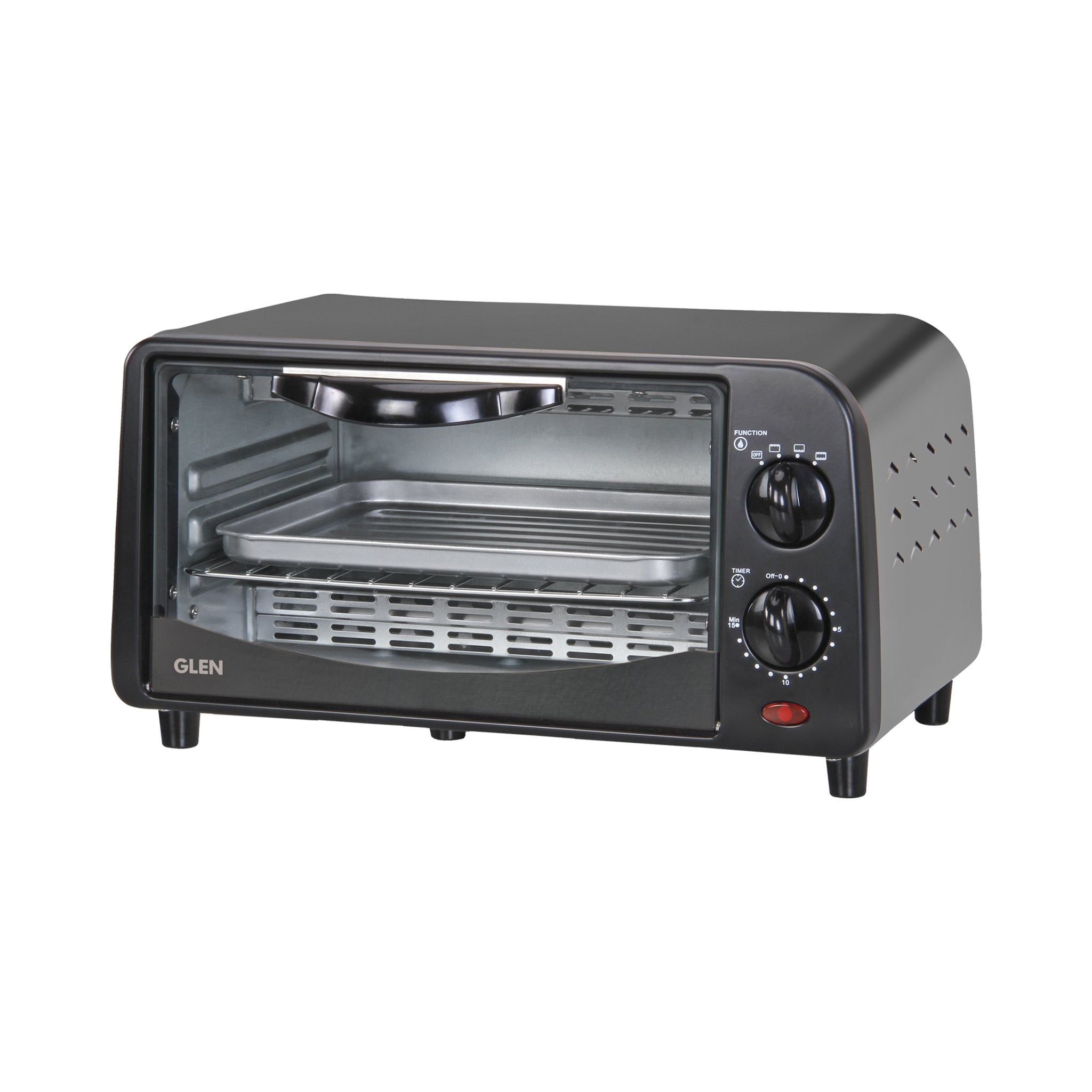 Toaster Griller - 9 Litre 800W Power Quartz Heating Elements - Black (5009)