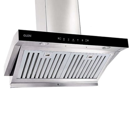 Auto Clean Kitchen Chimney, Baffle Filters, Touch Control with Motion Sensor 60/90cm 1200 m3/h - Silver (6078 MS AC)