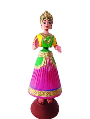 Lepakshi Handicrafts Kondapalli Dancing Doll - Handcrafted Traditional Decor and Gift (Multicolor, 3 x 12 x 3 Inches) Lepakshi Handicrafts Kondapalli Dancing Doll - Handcrafted Traditional Decor and Gift (Multicolor, 3 x 12 x 3 Inches)