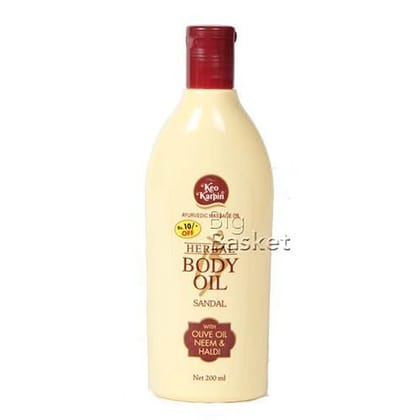 Keo Karpin Herbal Body Oil, Sandal, 200 Ml