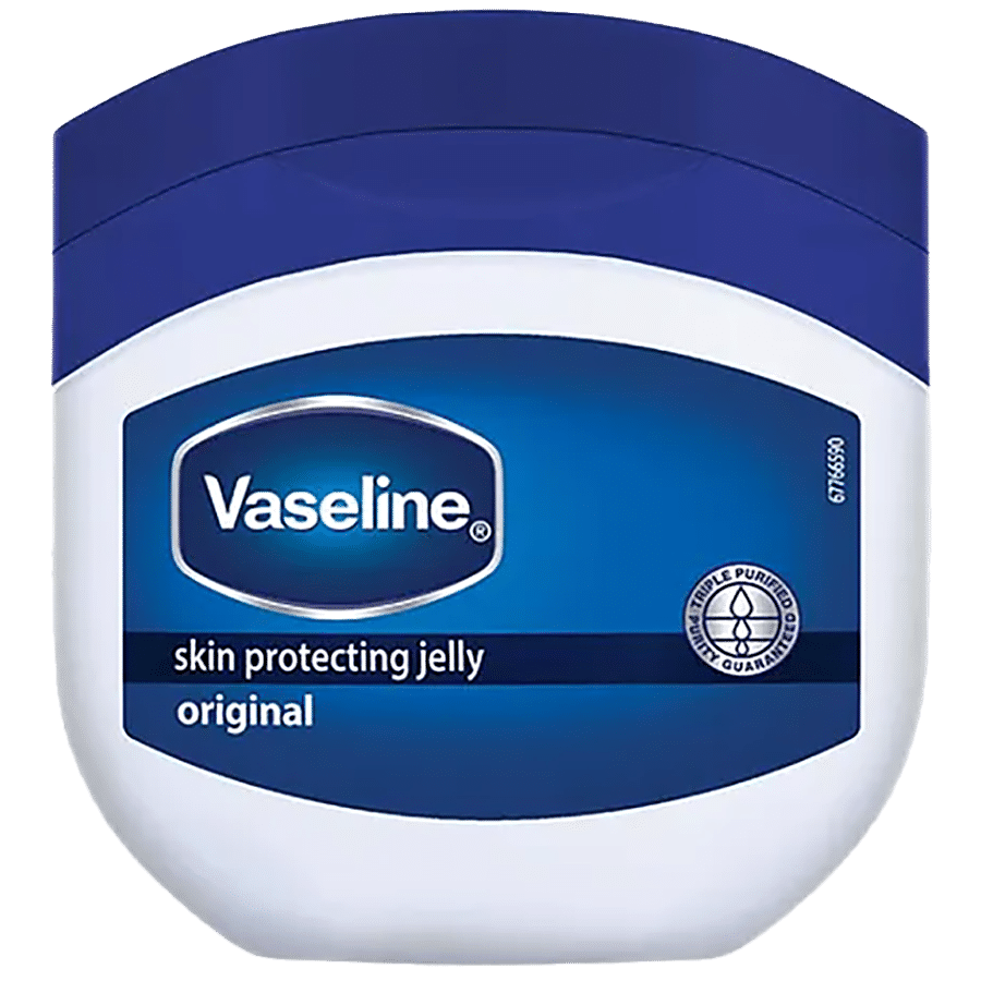 Vaseline Petroleum Jelly, Triple Purified, Moisturising, For Cracked, Dry Skin, 85 G