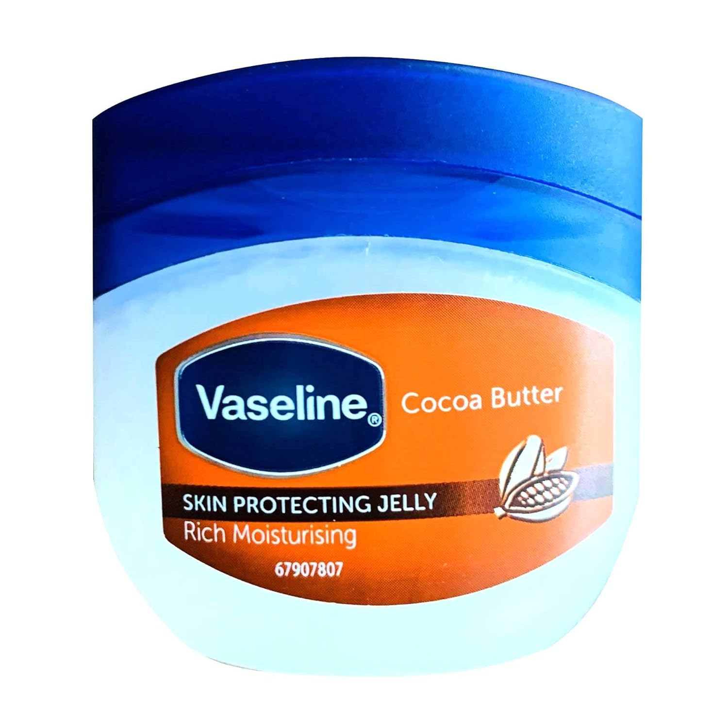 Vaseline Cocoa Butter Skin Protecting Petroleum Jelly, 50Ml For Dry Skin