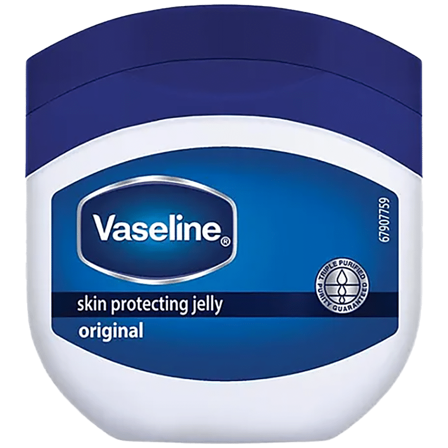 Vaseline Petroleum Jelly, Triple Purified, Moisturising, For Cracked, Dry Skin, 21 G