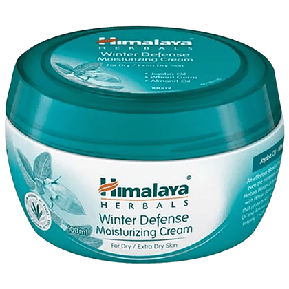 Himalaya Winter Defense Moisturizing Cream, Dry & Extra Dry Skin, Jojoba Oil, Wheatgerm Oil & Almond Oil, 100 Ml