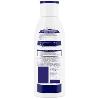 Nivea Body Lotion, Aloe Vera Hydration, With Deep Moisture Serum, Refreshing, Normal Skin, 120 Ml