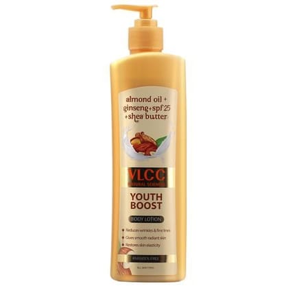 Vlcc Youth Boost Body Lotion Spf 25 Pa+++ Body Lotion With Uv Protection, 400 Ml