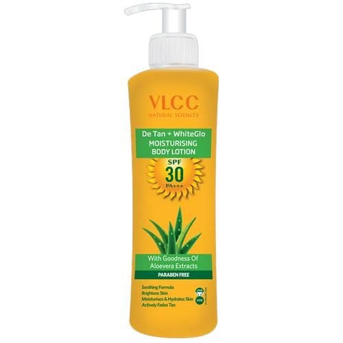 Vlcc Detan + White Glow Moisturising Body Lotion Spf 30 Pa+++, 350 Ml