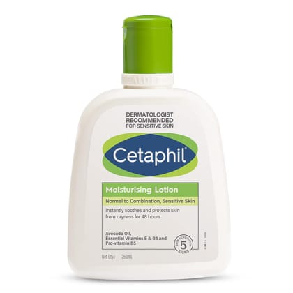 Cetaphil Moisturising Lotion For Face & Body, Normal To Dry Skin, 250 Ml