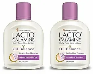 Lacto Calamine Daily Nourishing Lotion, Oil Balance For Oily Skin, 120Ml (Pack Of 2)